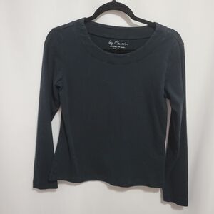 by Chico's Long Sleeve Black Top. Size 0